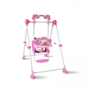 厂家直供儿童支架秋千 可折叠儿童秋千带音乐盒 儿童秋千