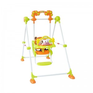 厂家直供儿童支架秋千 可折叠儿童秋千带音乐盒 儿童秋千