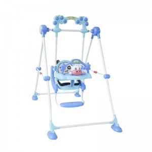 厂家直供儿童支架秋千 可折叠儿童秋千带音乐盒 儿童秋千