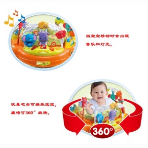 新款婴儿秋千椅 音乐儿童健身椅跳跳椅 多功能宝宝灯光音乐跳椅