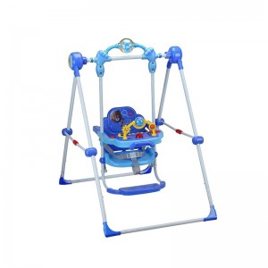 厂家直供可折叠儿童秋千 带音乐盒儿童秋千 儿童吊椅秋千