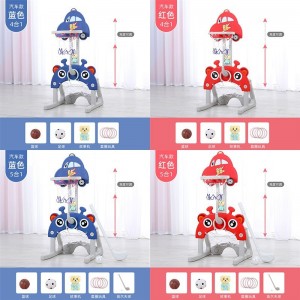 Jumping Mouse Basketball Stand Indoor Household Liftable Basketball Frame Basket Rack Baby Baby Basketball Toys