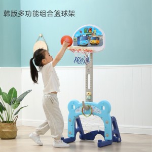 Children's multi-function basketball stand, basketball stand, baby household liftable basket door, indoor and outdoor ball toys