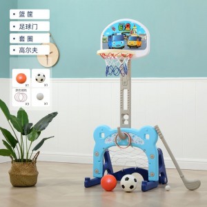 Children's multi-function basketball stand, basketball stand, baby household liftable basket door, indoor and outdoor ball toys
