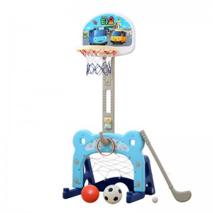 Children's multi-function basketball stand, basketball stand, baby household liftable basket door, indoor and outdoor ball toys