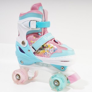 厂家儿童成人男女双排轮滑鞋卡通舒适四轮旱冰双排溜冰鞋