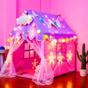 儿童室内游戏屋公主帐篷女孩小房子城堡宝宝分床创意玩具屋