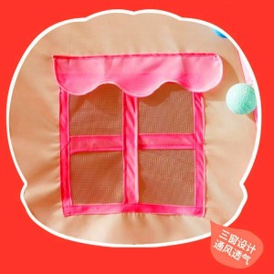 儿童帐篷游戏屋室内公主女孩家用睡觉城堡玩具小房子分床礼物