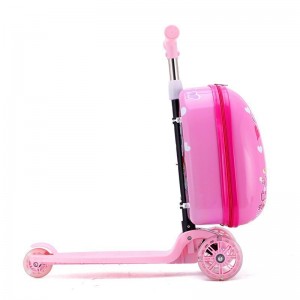 New autumn new style children's cartoon skateboard trolley case logo custom elementary school student