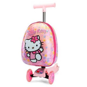 New autumn new style children's cartoon skateboard trolley case logo custom elementary school student