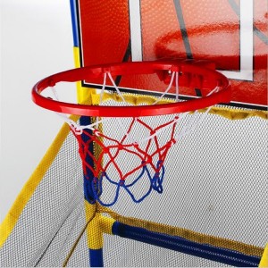 儿童大号篮球架玩具 可调节室内外可移动投篮架 体育互动玩具