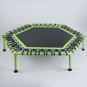 蹦床成人健身房家用六角弹力绳弹跳床室内成人健身房蹦蹦床