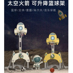 儿童篮球架室内可升降宝宝1-2-3-6周岁男孩家用投篮框架足球玩具