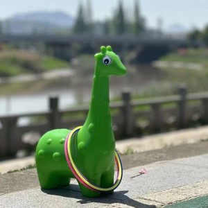 幼儿园儿童早教感统训练卡通动物造型套圈圈地摊投掷户外活动玩具