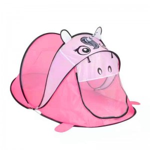 儿童可折叠帐篷室内玩具屋宝宝过家家小房子游戏球池弹开帐篷