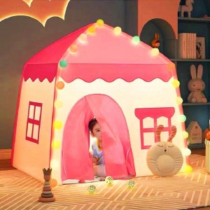 公主城堡儿童帐篷小花房子玩具屋室内帐篷房子宝宝分床帐篷