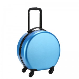 New 18-inch children's suitcase trolley case logo printed round suitcase with universal wheels for elementary school students