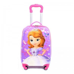 Children's trolley case suitcase 16 inch cartoon suitcase elementary school student boarding case gift