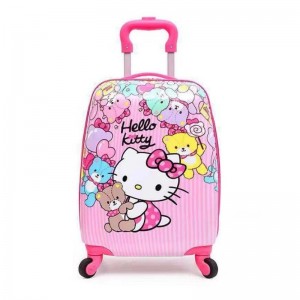 Children's trolley case suitcase 16 inch cartoon suitcase elementary school student boarding case gift