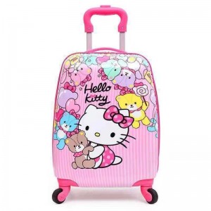 18 inch universal wheel elementary school student suitcase lightweight travel suitcase children's cartoon trolley case