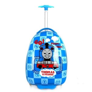 New children's eggshell trolley case cartoon 16/18 inch student suitcase printed LOGO gift suitcase