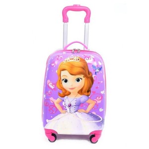 New children's eggshell trolley case cartoon 16/18 inch student suitcase printed LOGO gift suitcase