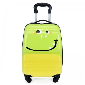 Trendy cartoon trolley case for children 18 inch universal wheel trolley case cute 3D three-dimensional boarding case gift suitcase