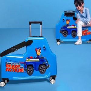 汪汪队立大功儿童行李箱可坐可骑男女宝宝拉杆箱时尚卡通旅行箱子