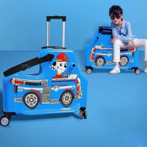 汪汪队立大功儿童行李箱可坐可骑男女宝宝拉杆箱时尚卡通旅行箱子