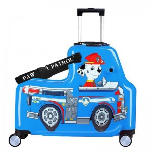汪汪队立大功儿童行李箱可坐可骑男女宝宝拉杆箱时尚卡通旅行箱子