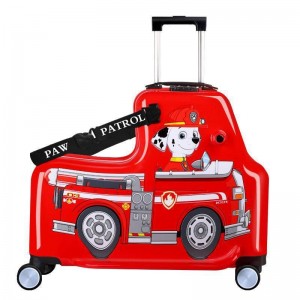 汪汪队立大功儿童行李箱可坐可骑男女宝宝拉杆箱时尚卡通旅行箱子