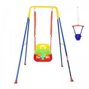 儿童秋千家用支架荡秋千室内外吊篮宝宝吊椅婴幼儿摇椅源头厂家