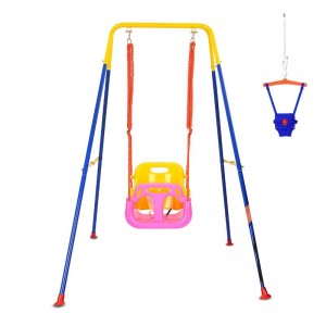 儿童秋千家用支架荡秋千室内外吊篮宝宝吊椅婴幼儿摇椅源头厂家