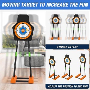 亚马逊儿童弓箭玩具套装带立体移动式立靶LED发光弓吸盘箭礼