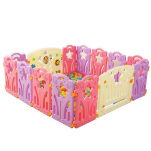 室内塑料儿童围栏乐园护栏家用防护栏球池游戏防护栏小孩玩具