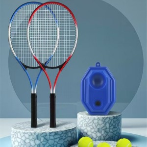 成人网球训练器/单双人都可以 懒人网球拍 球栏球拍 双人弹接球