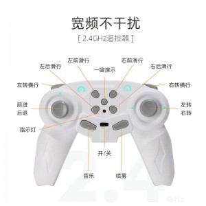 厂家直供漂移喷雾恐龙 赛车 高速音乐灯光2.4g遥控儿童电动玩具车