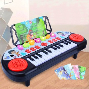 24键儿童多种功能电子琴玩具初学者可弹奏钢琴3一6岁男女孩生日礼物