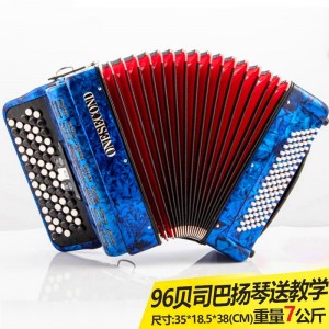 厂家直供巴扬手风琴儿童成人120贝斯96贝斯60贝斯手风琴玩具
