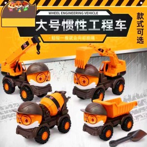 中号三只松鼠滑行玩沙搅拌车仿真吊车水泥车挖机搅拌车工程车