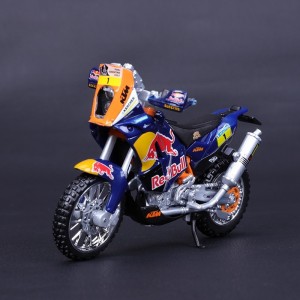 1:18 KTM 450 Rally 红牛摩托车模型送礼男孩摩托车玩具