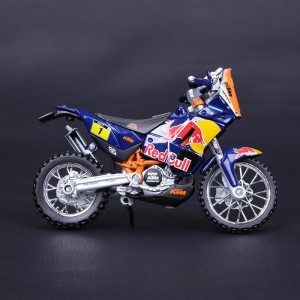 1:18 KTM 450 Rally 红牛摩托车模型送礼男孩摩托车玩具