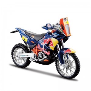 1:18 KTM 450 Rally 红牛摩托车模型送礼男孩摩托车玩具