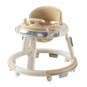 宝宝婴幼儿学步车防O型腿6-18个月多功能手推助步车防侧翻可折叠