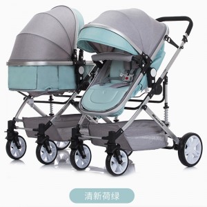 婴儿推车可坐可躺轻便折叠高景观减震双向新生儿童宝宝手推车童车