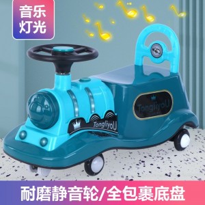 新款儿童扭扭车1-6岁儿童滑行车带音乐灯光宝宝遛遛车儿童摇摆车
