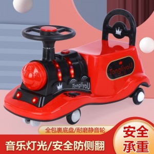 新款儿童扭扭车1-6岁儿童滑行车带音乐灯光宝宝遛遛车儿童摇摆车