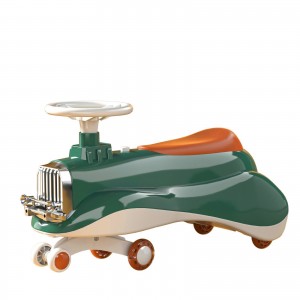 火车头扭扭车早教音乐灯光静音轮扭扭车可亲子同乘防侧翻扭扭车