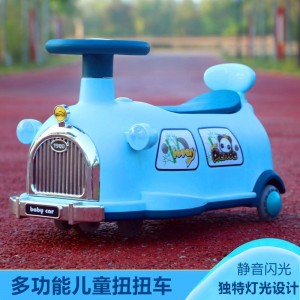 新款儿童扭扭复古老爷车滑行车1-3-6岁男女宝宝溜溜防侧翻玩具车