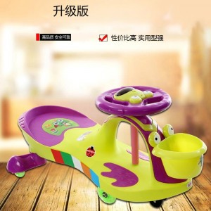 新款儿童扭扭车宝宝滑行车溜溜摇摆车带音乐妞妞车玩具车